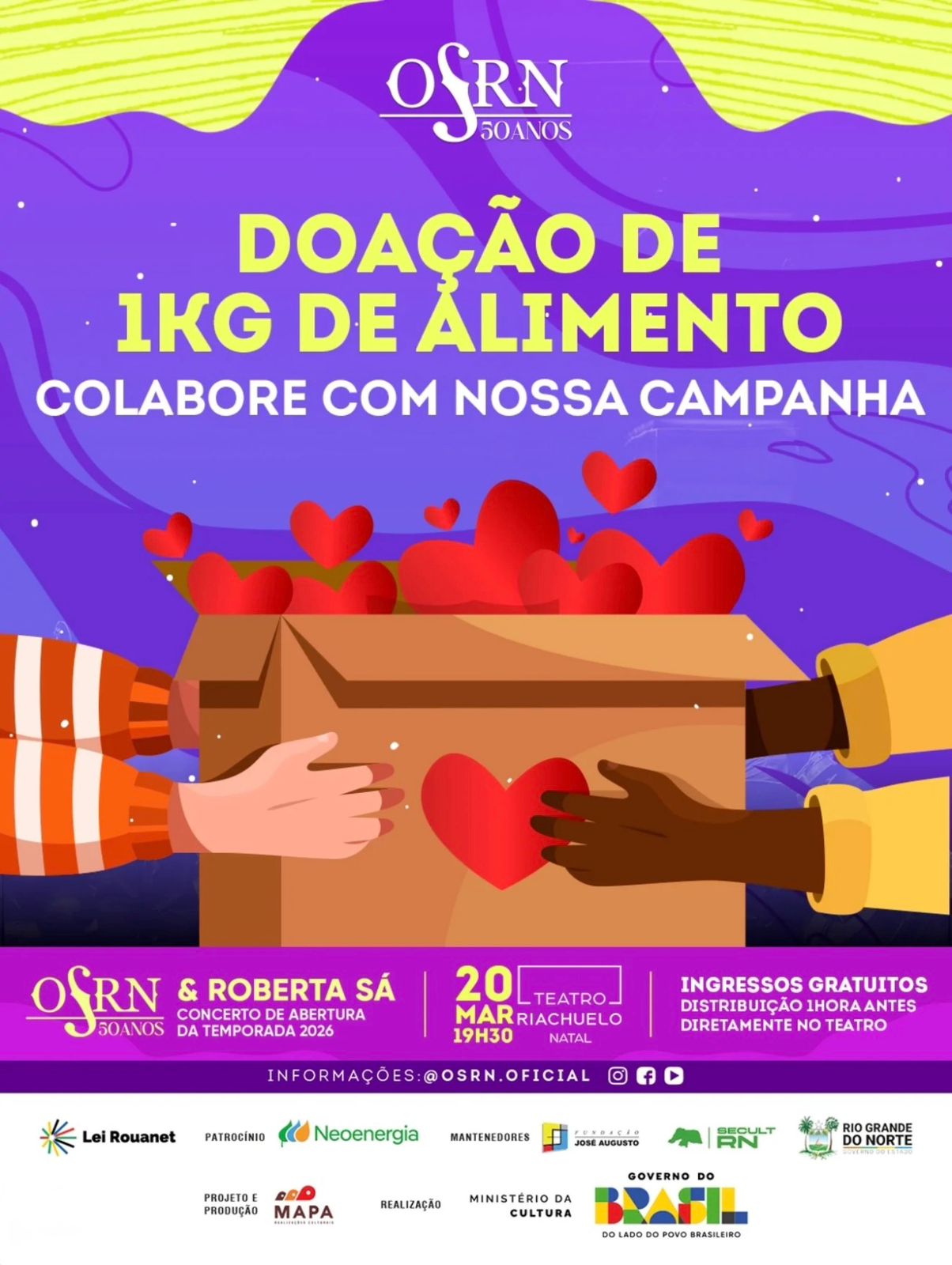 Projeto Movimento Sinfônico, OSRN 50 anos